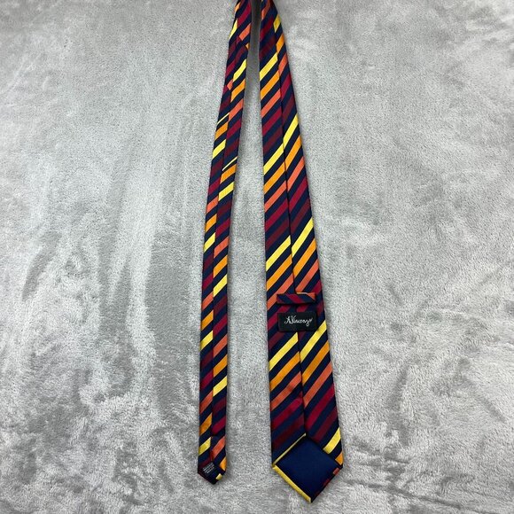 A Vincenzo Men's Classic 100% Polyester Neck Tie - Picture 5 of 6